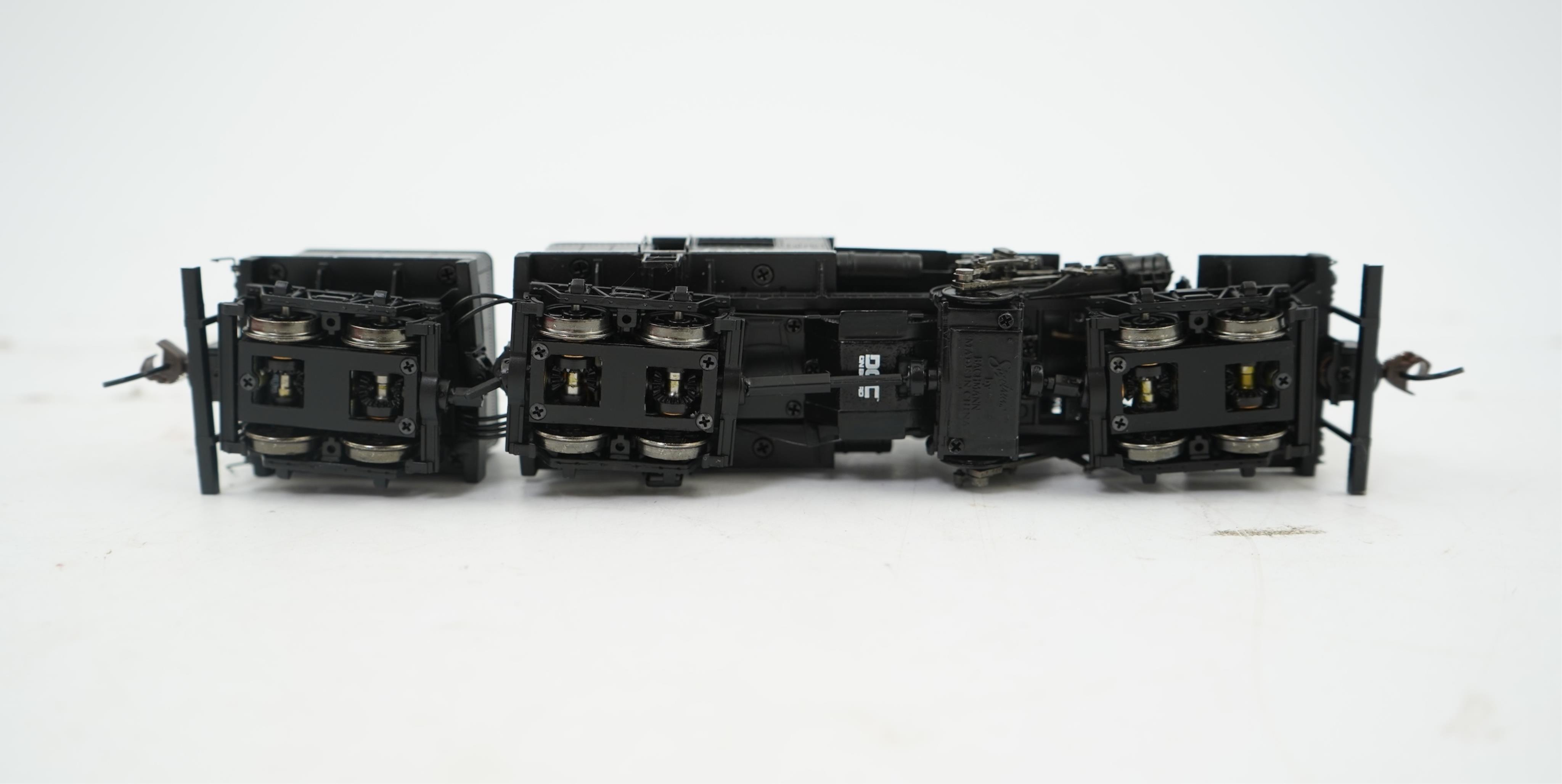 A boxed HO gauge Spectrum by Bachmann model (82906) of Climax Class C, 3, 4-6-0+0-6-4 locomotive, powered for two rail operation.